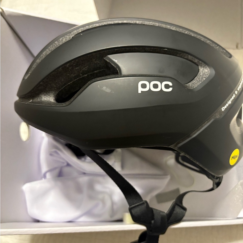 POC Black Cycling Helmet M 54-59